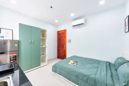 Phòng Trọ Mới Full Nội Thất Ngay Nơ Trang Long - Gần Văn Lang, Phạm Văn Đồng, Chợ Bà Chiểu