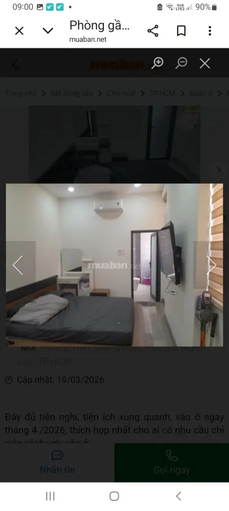 Phòng Đầy Đủ Tiện Nghi, Vào Ở Ngay Tháng 5/2026.