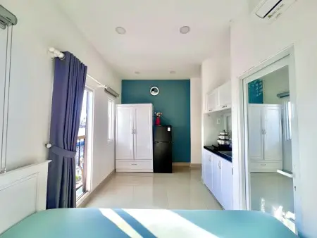 Studio Đón Nắng Full Tiện Nghi Tại Huỳnh Phát Cạnh Cạnh Kcx Tân Thuận