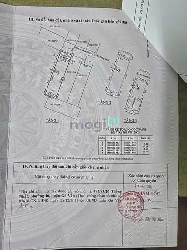 ❌❌ Giảm Mạnh Còn 4,98 Tỷ ✌️ Bán Nhà 497/83/? Thống Nhất P16 Gò Vấp