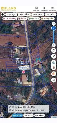 Bán Đất View Hồ Đội 56 Eaning – Cưkuin – Đaklak Giá 179 Triệu