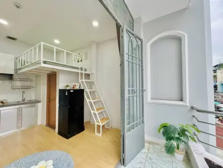 Phòng Gác Xinh, Ban Công Sáng – Trần Mai Ninh, Gần Sân Bay, Đủ Nội Thất , Gần Sân Bay , Pandora