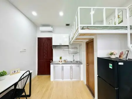 Phòng Gác Xinh, Ban Công Sáng – Trần Mai Ninh, Gần Sân Bay, Đủ Nội Thất , Gần Sân Bay , Pandora