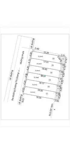 6 Lô Đất Sổ Hồng Riêng Full Thổ Cư Đường Dương Thị Giang Cạnh Khu 38Ha