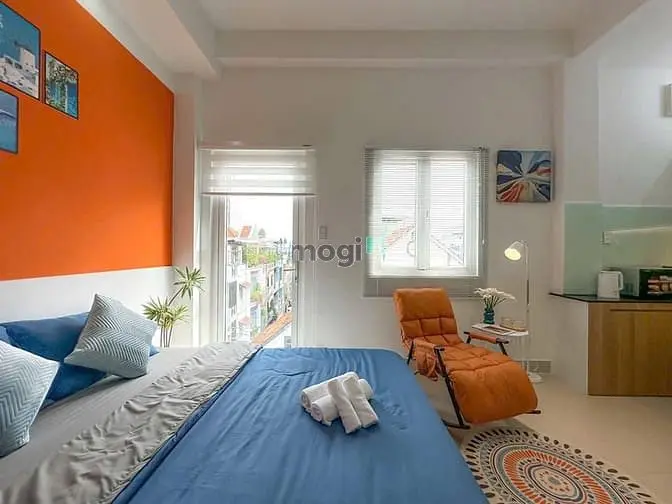 Cho Thuê Căn Hôn Studio Full Nội Thất , Chỉ Cần Dọn Vào Ở