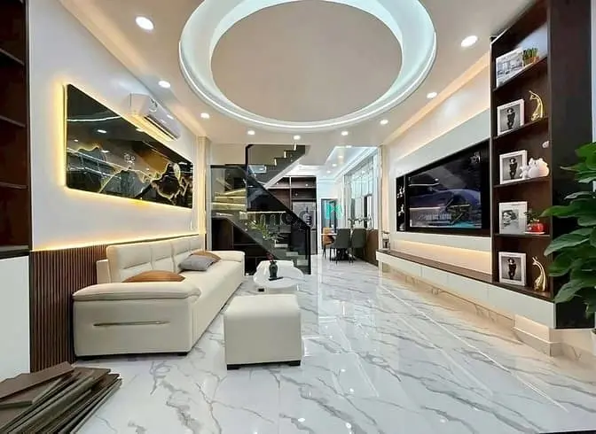 Nhà Xinh Lung Linh 1 Lầu Mặt Tiền Hẻm 4M Huỳnh Tấn Phát, Quận 7