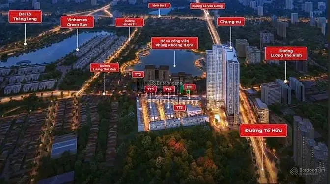 Chung Cư Iconia Lakeside (Mipec 54 Tố Hữu) Giá Dự Kiến 110Tr/M2