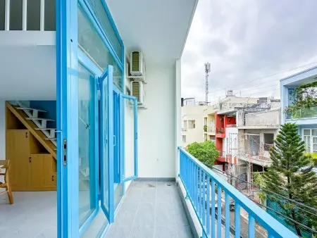 Gác Ban Công Rộng Siêu Thoáng Đầy Đủ Nội Thất Khu Yên Tĩnh