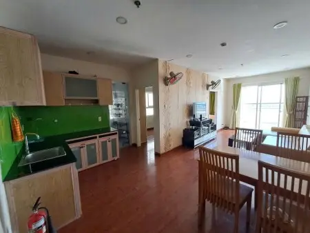 Chung Cư Miếu Nổi, Vũ Huy Tấn, Bt:3P Ngủ, 13,5Tr/Th, Full Nt, Nhà Mới