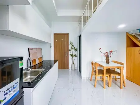 Gác Ban Công Rộng Siêu Thoáng Đầy Đủ Nội Thất Khu Yên Tĩnh