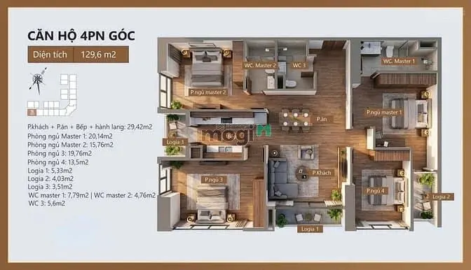 Chung Cư Iconia Lakeside (Mipec 54 Tố Hữu) Giá Dự Kiến 110Tr/M2