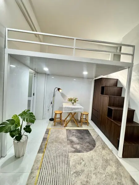 Phòng Trọ Gác Lửng Hiện Đại Full Nội Thất - Gần Quận 1 - Ở Bình Thạnh