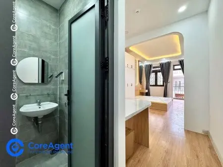 Trống Sẵn 1P Duy Nhất Dạng Studio Rộng 30M2 Bancol Full Nội Thất New 100% Ngay Lê Thúc Hoạch