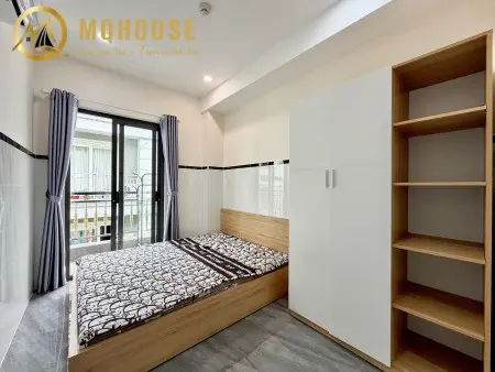 Căn Hộ 2Pn Full Nt Ban Công, Máy Giặt Riêng, Gần Ốc Đào, Nguyễn Trãi, Quận 1