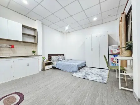 Phòng Full Nội Thất 30M2 Có Thang Máy Đường Chu Văn An Gần Chợ Bà Chiểu Ngã Tư Hàng Xanh Hutech Ftu