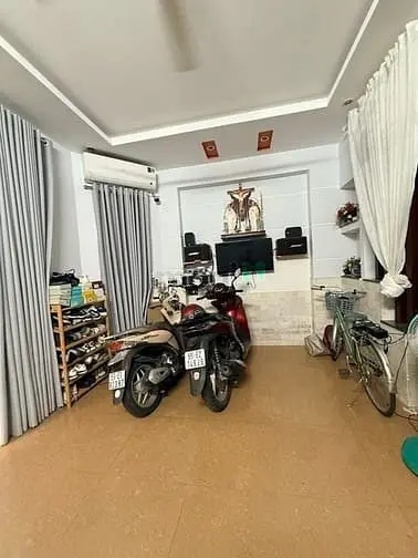 🍒Định Thổ Địa🍒 Nhà H3G Đbp Ngang 5M Bề Thế 4 Lầu Đúc 4Pn