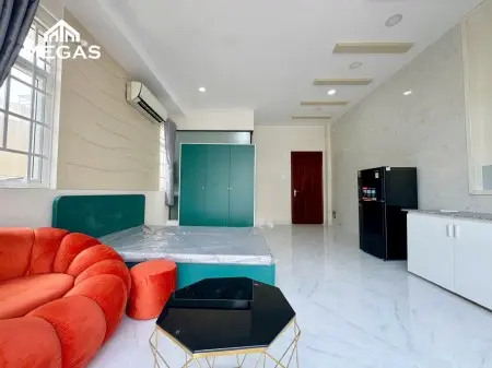 Cho Thuê Căn Hộ Đầy Đủ Tiện Nghi - Full Nội Thất Ban Công Ngay Quang Trung - Phan Văn Trị