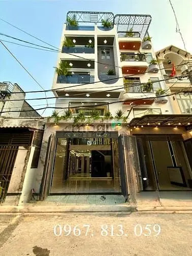 Nhà Kế Bên Trường Học Đường Lê Thị Riêng, Dt:5X15M, Lửng, 3 Lầu, 4Pn,