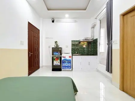 Căn Hộ Có Giếng Trời Lấy Sáng-Máy Giặt Riêng Tại Phan Chu Trinh Bình Thạnh Giáp Q1, Q2