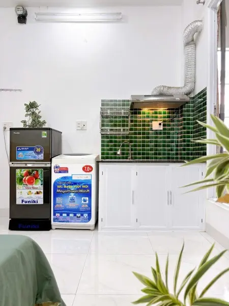 Căn Hộ Có Giếng Trời Lấy Sáng-Máy Giặt Riêng Tại Phan Chu Trinh Bình Thạnh Giáp Q1, Q2