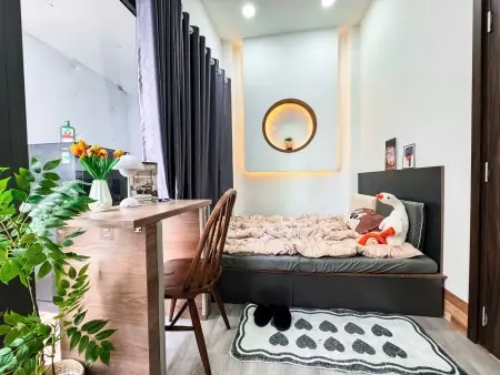 Căn Hộ 1Pn Tách Bếp – Ban Công Thoáng Mát, Gần Đh Bách Khoa, Đh Văn Hiến, Giờ Giấc Tự Do