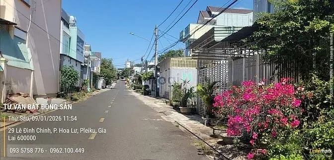 Đất Mặt Tiền Lê Đình Chinh 5*54, Liền Kề Trường Tiểu Học Bùi Dự