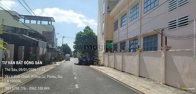 Đất Mặt Tiền Lê Đình Chinh 5*54, Liền Kề Trường Tiểu Học Bùi Dự