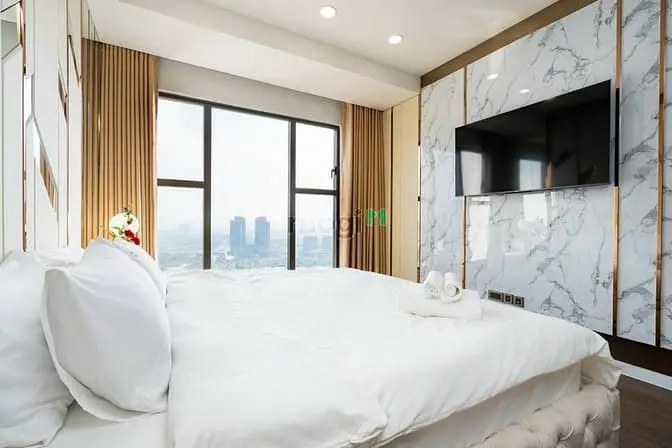 Cho Thuê Ch Midtown M8, 2Pn, 80M2, Nhà Đẹp Mới, Phú Mỹ Hưng Q7 Hcm