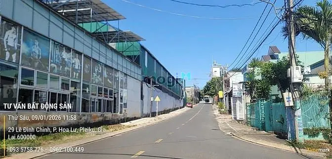 Đất Mặt Tiền Lê Đình Chinh 5*54, Liền Kề Trường Tiểu Học Bùi Dự