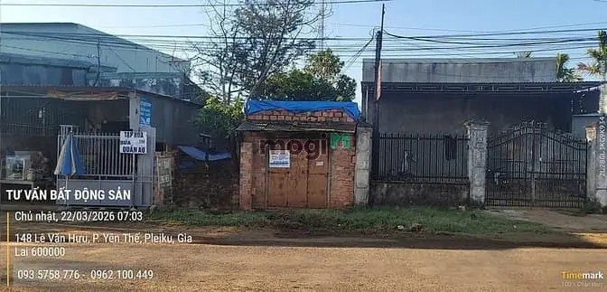 Mặt Tiền Lê Văn Hưu 6*33, Gần Bệnh Viện Binh Đoàn 15