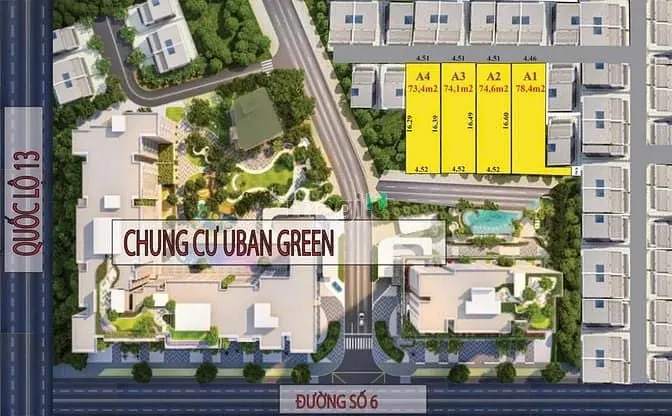 Bán Đất Đường Số 6, Hiệp Bình Phước, Thủ Đức – Gần Urban Green, 75M2