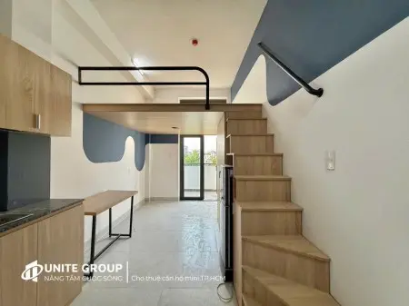 Cho Thuê Phòng Có Gác Lửng, Ban Công, Full Nội Thất Gần Chợ Bà Chiểu Ở Ngô Đức Kế, Bình Thạnh