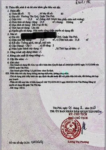 Ngộp. :4.3X4 1 Lầu , Công Nhận 16M2 Xây Dựng 32M2 Giá: 1,9 Tỷ Tl