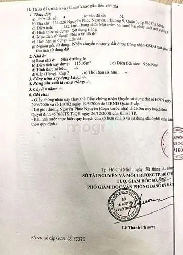 Bán Tòa Nhà 226 Nguyễn Phúc Nguyên,Dt: 8X13M, H7T, Hđt:150T/Th 127 Tỷ
