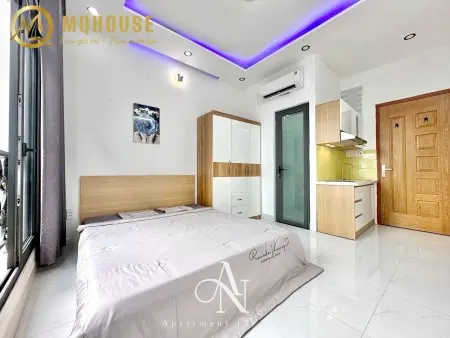 Cho Thuê Phòng Ban Công Đầy Đủ Nội Thất Phú Nhuận Gần Ngã Tư Phú Nhuận