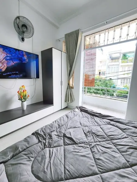 Căn Hộ Studio Ban Công Máy Giặt Riêng 35M2 Nguyễn Thượng Hiền Chợ Bà Chiễu Bình Thạnh 0932250832