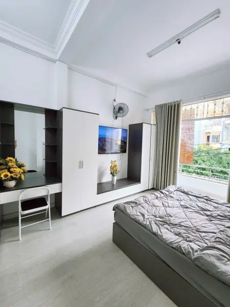 Căn Hộ Studio Ban Công Máy Giặt Riêng 35M2 Nguyễn Thượng Hiền Chợ Bà Chiễu Bình Thạnh 0932250832