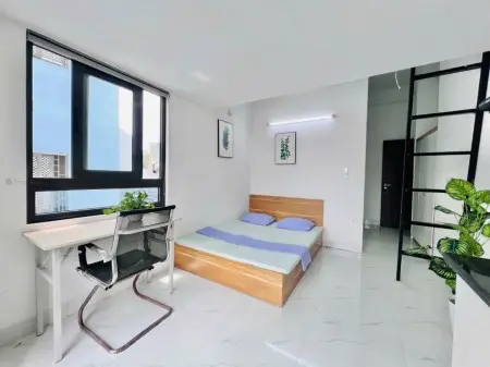 Cho Thuê Căn Hộ Duplex Ban Công, 2 Chỗ Ngủ _ Lê Quang Định Gần Chợ Bà Chiểu