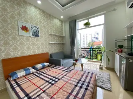 Cho Thuê Phòng Trọ 35M2 Ban Công Full Nội Thất Bình Thạnh, Gần Đh Gtvt, Ngoại Thương, Hutech, Uef,..
