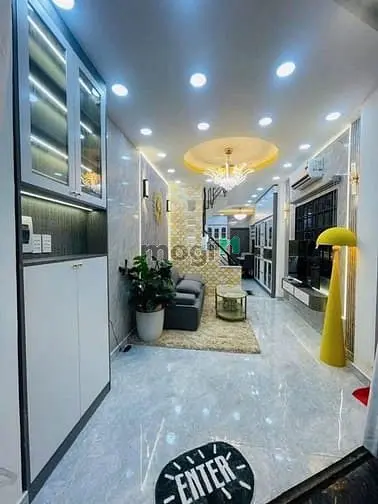 Bán Gấp Nhà Mới Đường Phan Văn Trị, Bình Lợi Trung, 3 Tầng, Giá Nhỉnh