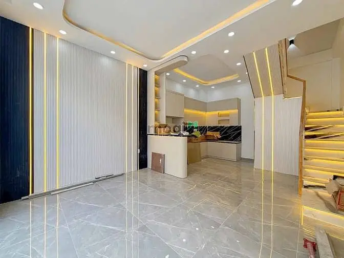 Nhà Mới 4 Tầng Huỳnh Tấn Phát Q7-Dt:45M2-3Pn 3Wc-Chỉ: 1 Tỷ 490- Shr