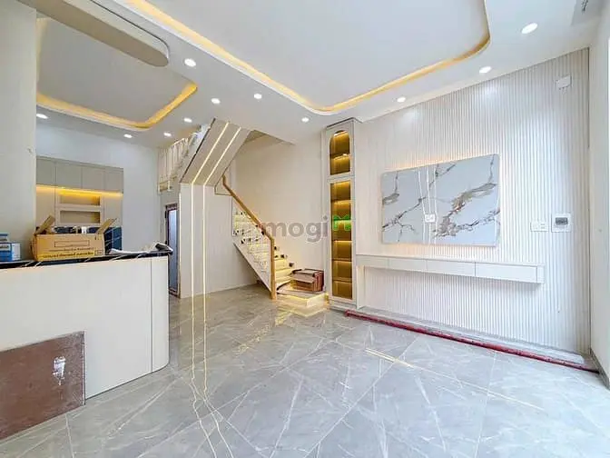Nhà Mới 4 Tầng Huỳnh Tấn Phát Q7-Dt:45M2-3Pn 3Wc-Chỉ: 1 Tỷ 490- Shr