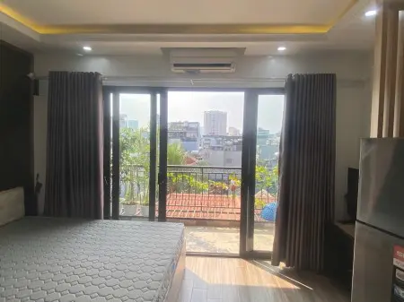 Cho Thuê Căn Chung Cư Mini View Hồ Tây Ở Phố Trích Sài. Gần Trung Tâm Thương Mại Lotte Tây Hồ. Chỉ 7