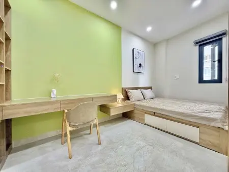 Căn Hộ Dịch Vụ 1 Phòng Ngủ, Tách Bếp Có Ban Công