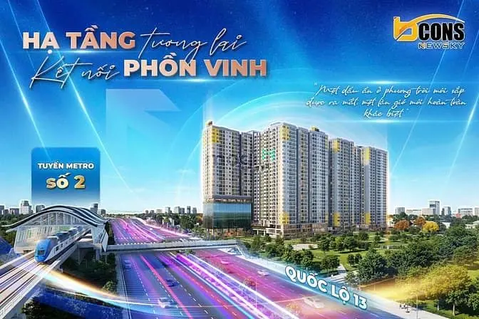 Căn Hộ Bcons New Sky 2 Phòng Ngủ Giá Tốt Nhất Tháng 5 /2026