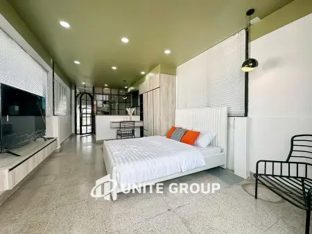 Cho Thuê Căn Hộ Studio Ban Công – Full Nội Thất, Có Ban Công, Thang Máy