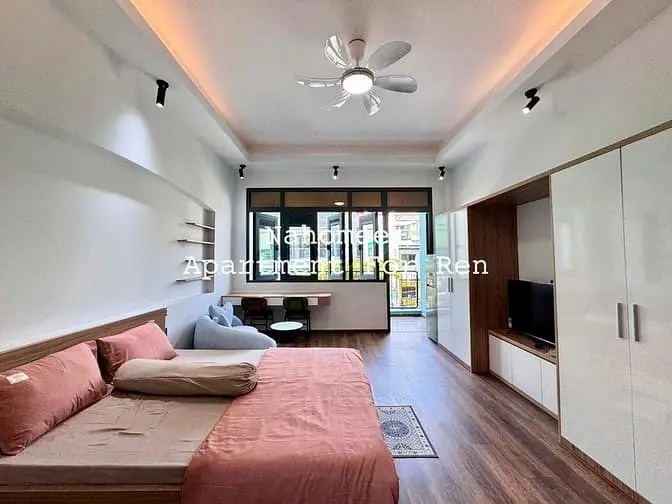 Cho Thuê Căn Hộ Balcon Lớn_40M2_Đh Ngoại Thương_Ngã 4 Hàng Xanh_Bt🥰