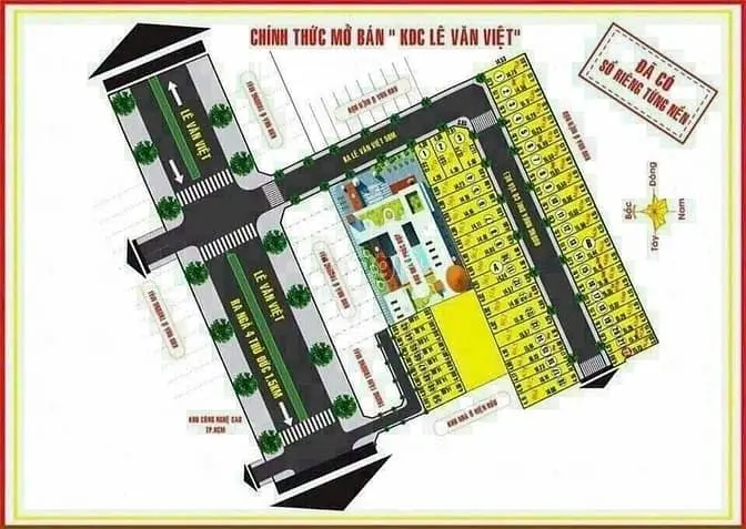 Bán Đất Hẻm 568- Lê Văn Việt- Long Thạnh Mỹ, Quận 9 - Dt : 4.15 X 15.5