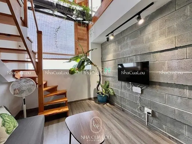 Cho Thuê Căn Hộ Duplex 1Pn Balcon Thoáng_50M2_Chợ Bà Chiểu_Cầu Bông_Bt