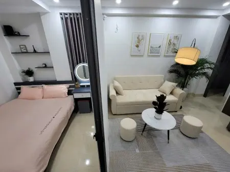 1 Ngủ 1 Khách Full Nội Thất Tại Kim Giang